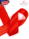 CETIM DECORADO SINIMBU VERMELHO 1666/C976 COM 10 METROS