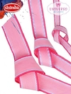 FITAS PESPONTADA ROSA COM BORDA PINK - 1814/C3 COM 10 METROS