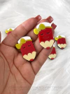APLIQUE ESCOLAR LÁPIS FELIZ COM 4CM