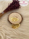APLIQUE ENTREMEIO PARA LAÇOS PERSONALIZADO 5CM