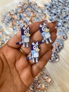 Aplique em acrílico Bluey o par
