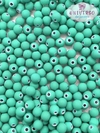 BOLA EMBORRACHADA VERDE TIFFANY 06MM COM 20 GRAMAS