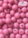BOLA LEITOSA ROSA 08MM COM 30 GRAMAS