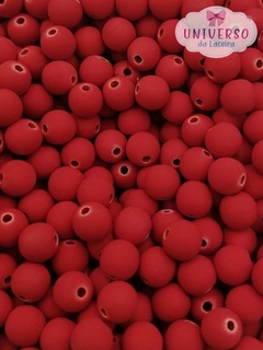 BOLA EMBORRACHADA VERMELHA 10MM COM 30 GRAMAS