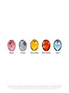 Chaton Oval - Kit com 10 Unidades - Tamanhos Variados