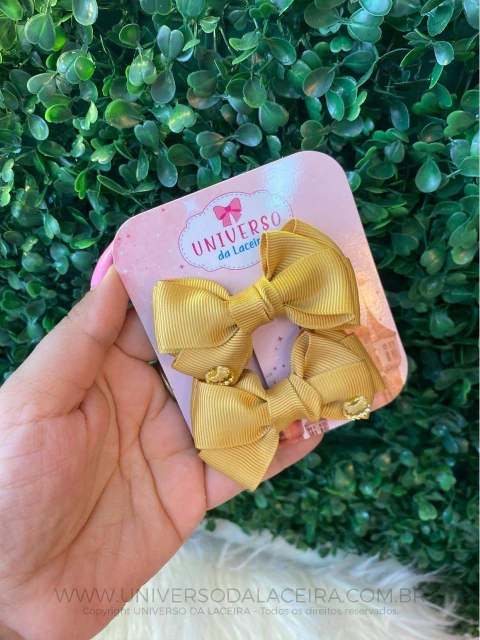 LAÇO PERSONALIZADO DOURADO DUPLINHA - comprar online