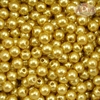 PÉROLA TAMANHO 6MM DOURADO COM FURO COM 30 GRAMAS