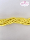 DISQUINHOS FIMO EMBORRACHADO AMARELO 8MM