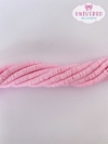 DISQUINHOS FIMO EMBORRACHADO ROSA BEBÊ 8MM