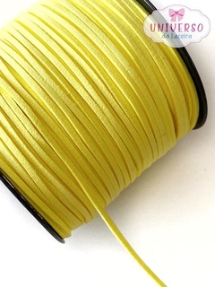 TIRA DE CAMURÇA AMARELO 2,6MM "METRO"