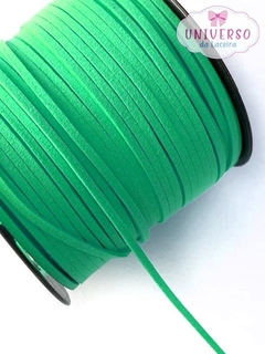 TIRA DE CAMURÇA VERDE MENTA 2,6MM "METRO"