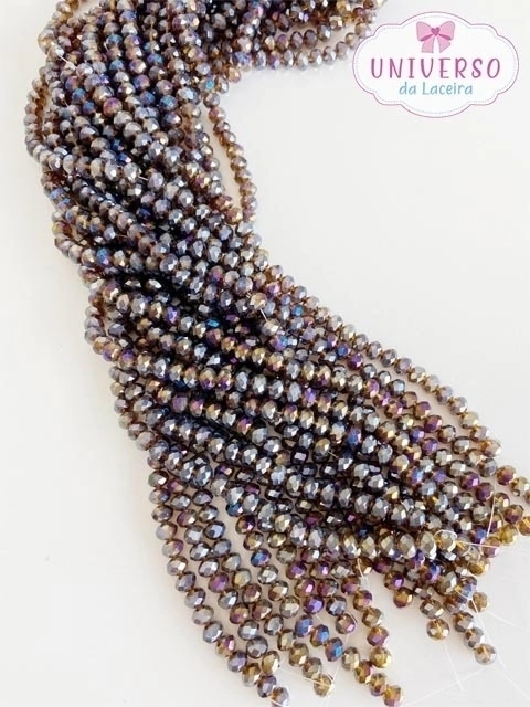 FIO DE CRISTAL MARROM 8MM