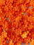Flor de Tecido Laranja Neon 1cm - 50 Unidades