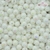 BOLA IRISADA 06MM BRANCO PEROLA COM FURO COM 30 GRAMAS
