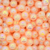 BOLA IRISADA LARANJA COM FURO 10MM COM 30 GRAMAS