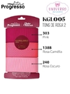 KIT TONS ROSA 2, 3 METROS DE CADA COR