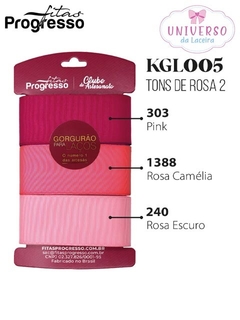 KIT TONS ROSA 2, 3 METROS DE CADA COR
