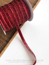 Fita de Lurex 10mm Esponjado Vermelho - Metro