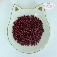 MIÇANGÃO NA COR TERRA COTA DE VIDRO 3,6MM COM 20 GRAMAS