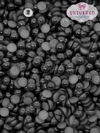 MEIA PEROLA LISA PRETA DE 4MM COM 10G