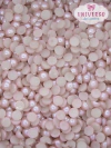 MEIA PEROLA LISA ROSA BEBÊ DE 4MM COM 10G