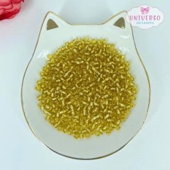 MIÇANGÃO NA COR MEL DE VIDRO 3,6MM COM 20 GRAMAS