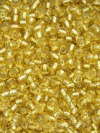Miçanga Grande na Cor Ouro Transparente 3,6mm - 20 Gramas - comprar online
