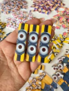 Aplique HAIR CLIP em acrílico MINIONS a unidade