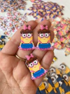 Aplique em acrílico MINIONS AGNES O PAR
