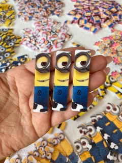 Aplique HAIR CLIP em acrílico MINIONS a unidade