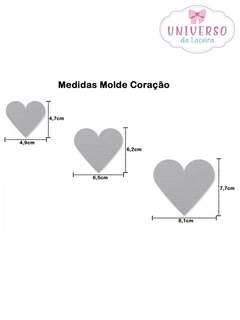 MOLDE EM MDF CORAÇÃO - comprar online