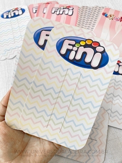 TAG PERSONALIZADO PARA LAÇOS TEMA FINI 9X10CM COM 10 UND 240G - comprar online