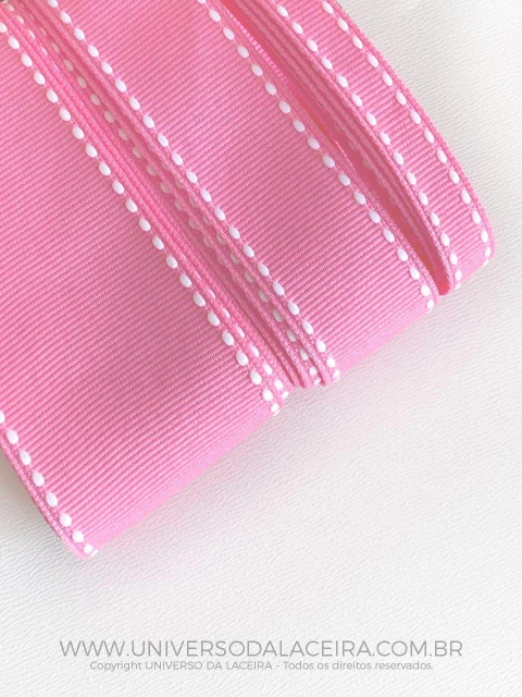 FITA PESPONTADA YAMA ROSA BEBÊ 123W O METRO