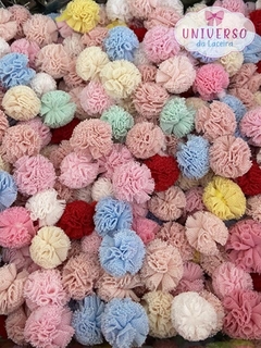POMPOM DE MALHA 2MM MISTOS 10 UNIDADES