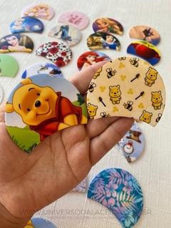 APLIQUE DE ACRÍLICO ORELHINHAS URSINHO POOH