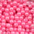 PÉROLA TAMANHO 8MM ROSA COM FURO COM 30 GRAMAS
