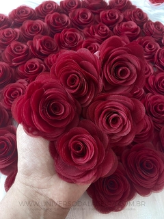 Flor de Voil SCARLET - 3 Opções de Tamanhos