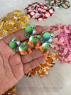 Aplique em acrílico super mario yoshi - O Par