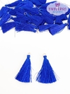 TASSEL NA COR AZUL BIC 2,5CM OU 4CM COM ARGOLA