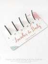 Suporte de Tiara Personalizado Colorido - Disponível em 4, 5 OU 7 Lugares