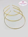 TIARA DE DOURADA 3MM METAL