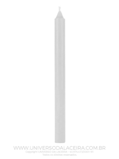 Vela Branca 26 x 2 Ideal para Batizado