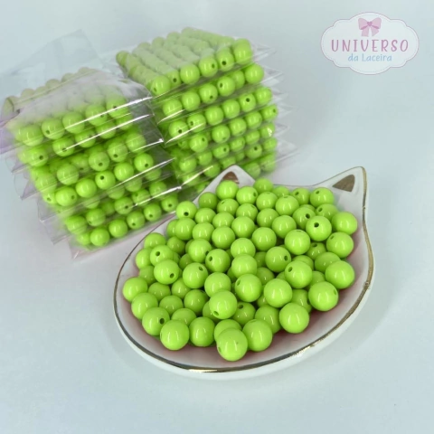 MIÇANGA - BOLA VERDE LIMÃO 10MM COM 30 GRAMAS