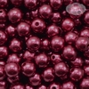 PÉROLA TAMANHO 10MM VINHO COM FURO (30 GRAMAS)