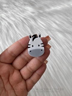 Aplique em Acrílico - Tema Safari Zebra - 3,5cm