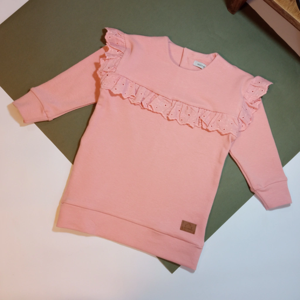 Buzo largo PÉTALOS Rosa