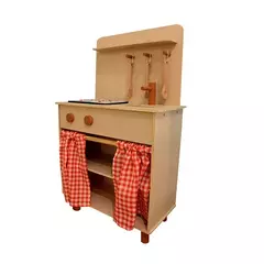 COZINHA DE MADEIRA RETRO FOGAO ELETRONICO DE BRINCADEIRA PARA CRIANCA