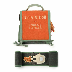 Almofada Ride & Roll MilkyWay Foguete: 19 x 19 x 20 cm faixa: 20 x 400 cm