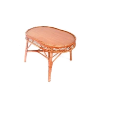 Mesinha Jeri oval em fibra natural - 2 tamanhos