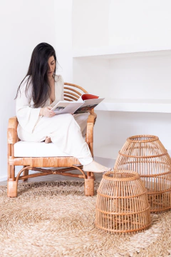 Poltrona Sicilia em fibra natural - CASA CAHAYA - Produção de móveis artesanais e sustentáveis em fibra natural